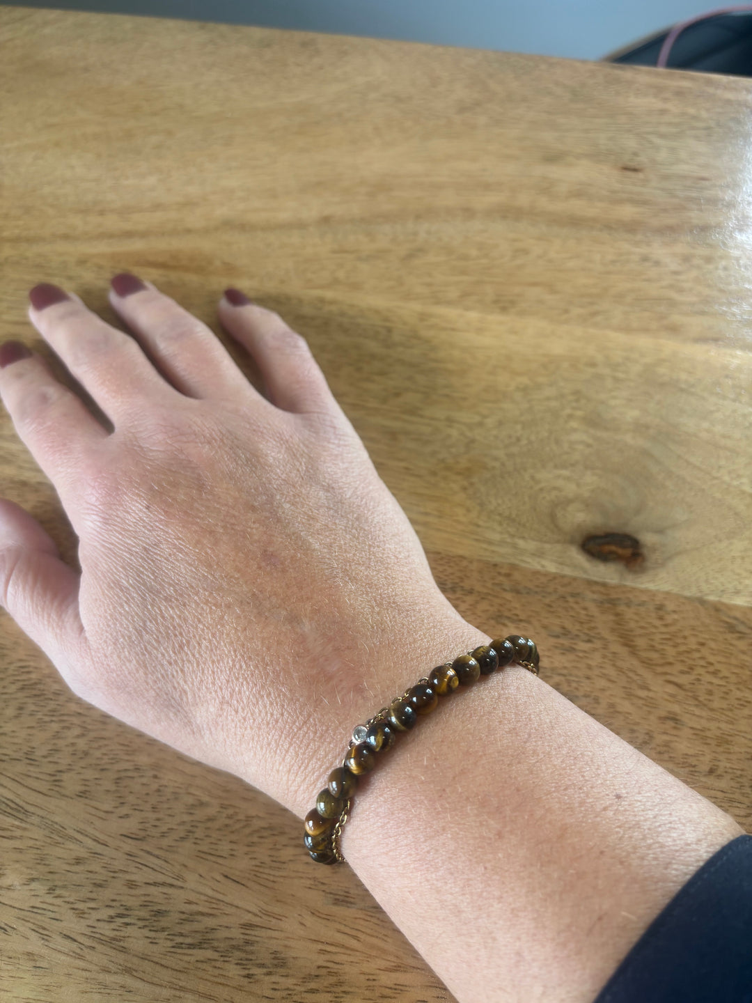 Tigerauge-Armband 6 mm – Mut & Selbstvertrauen