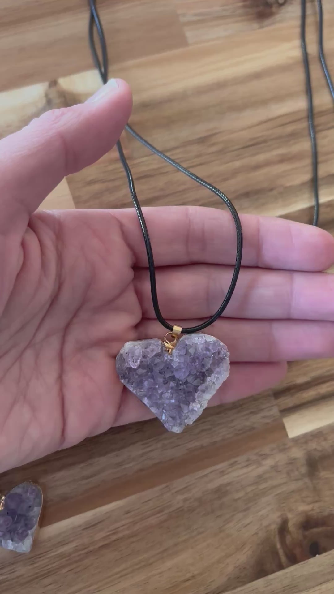 Amethyst Herz Kette „Ruhe & Schutz“