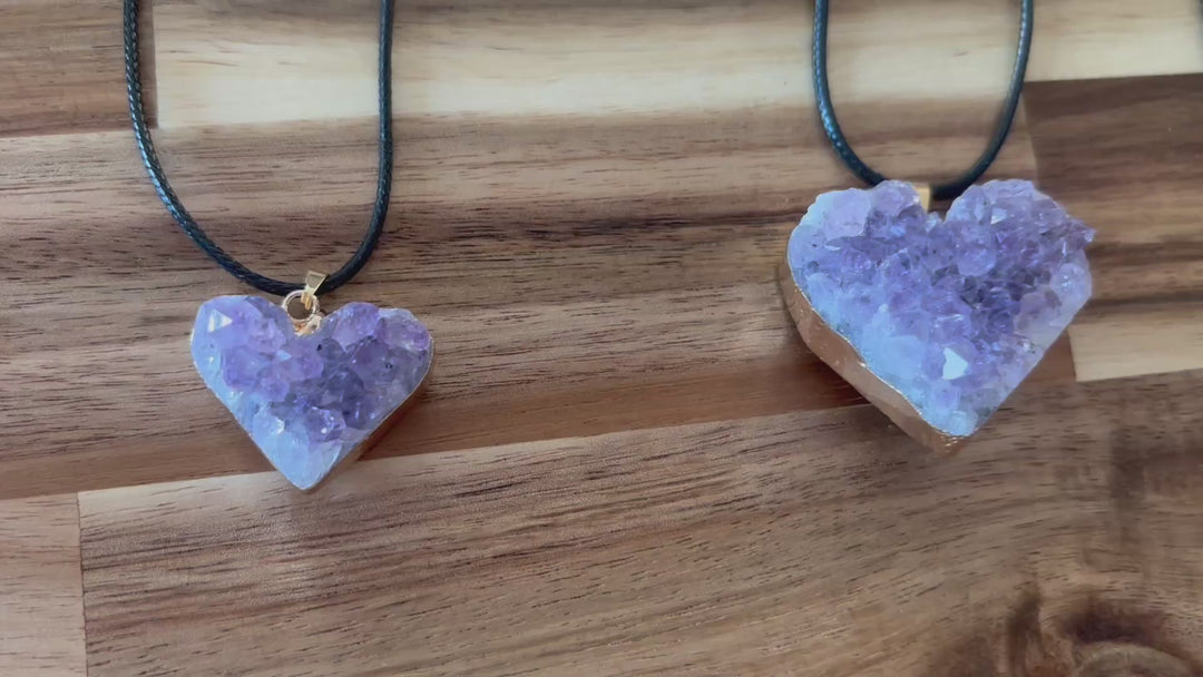 Amethyst Herz Kette „Ruhe & Schutz“